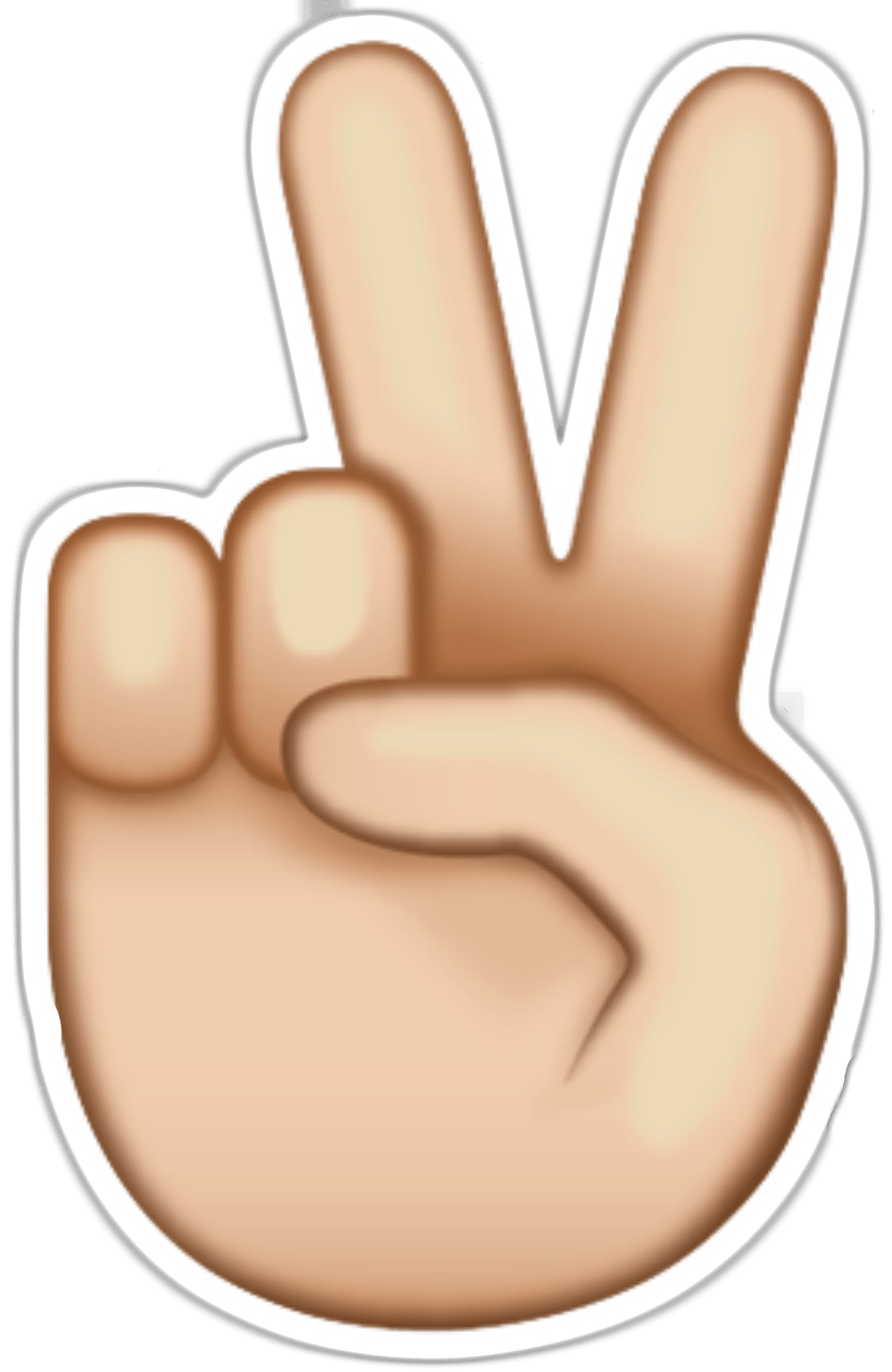 Peace Sticker transparent PNG.