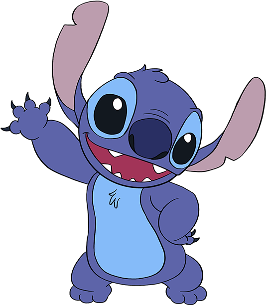 How To Draw Stitch From Lilo And Stitch.