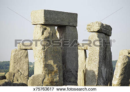 Picture of Stone Henge, england, ancient rock formations x75763617.