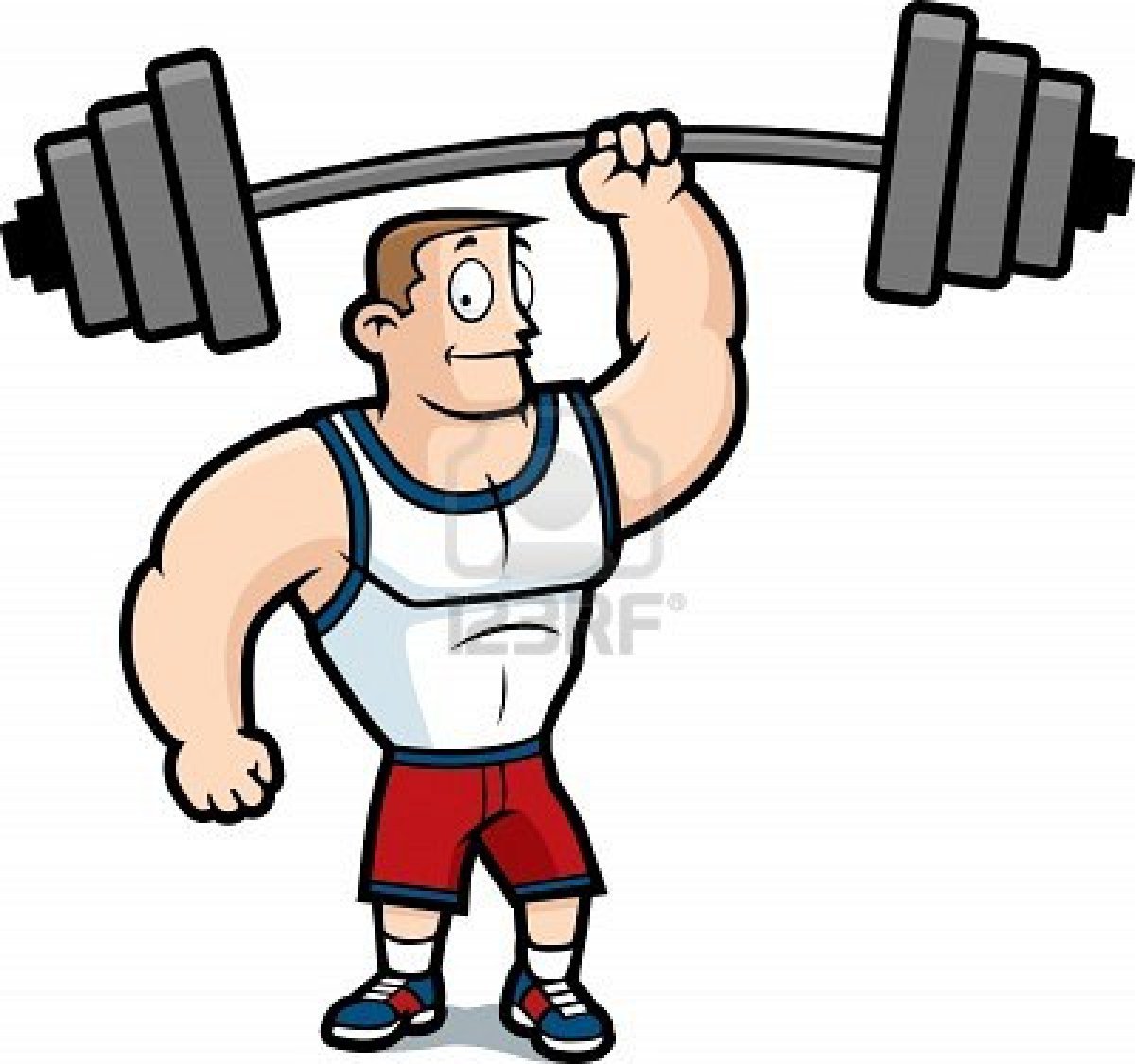 Strong Man Weak Man Clipart.