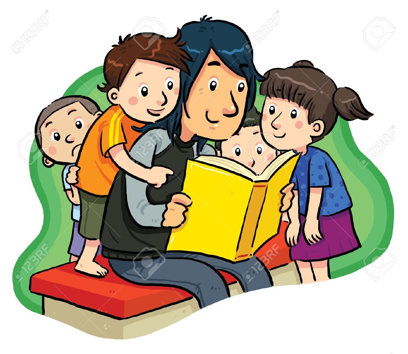 Big Ryan The Storyteller, Storytelling Free Clipart.