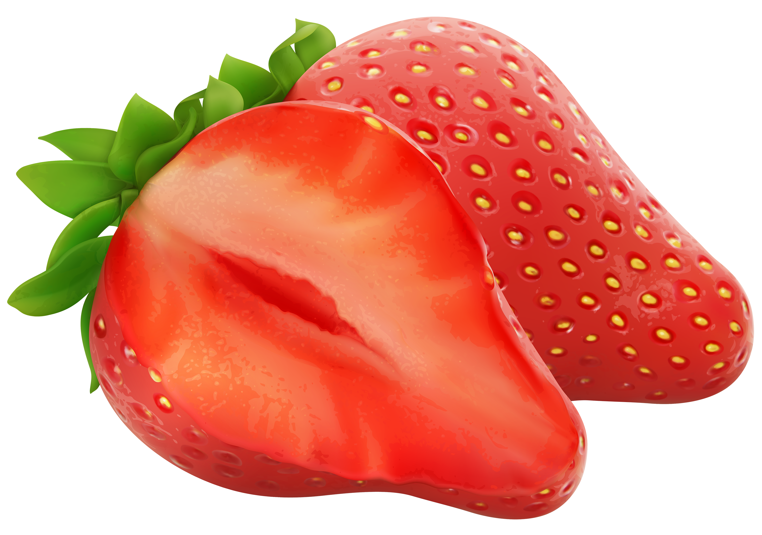 Strawberries PNG Clipart.