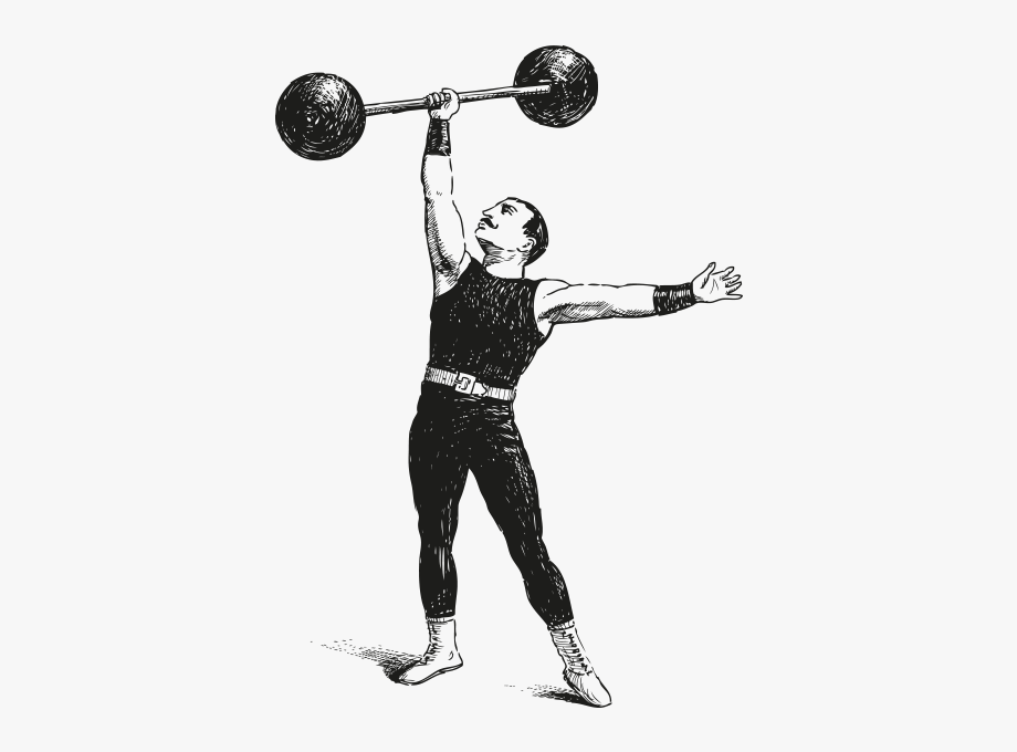 Dumbbell Clipart Olympic Barbell.