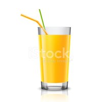 Copo DE Suco DE Laranja imagens vetoriais.