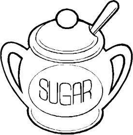 Clipart sugar bowl.