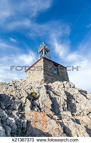 Stock Photo of Sulphur Mountain Cosmic Ray Station k21367373.