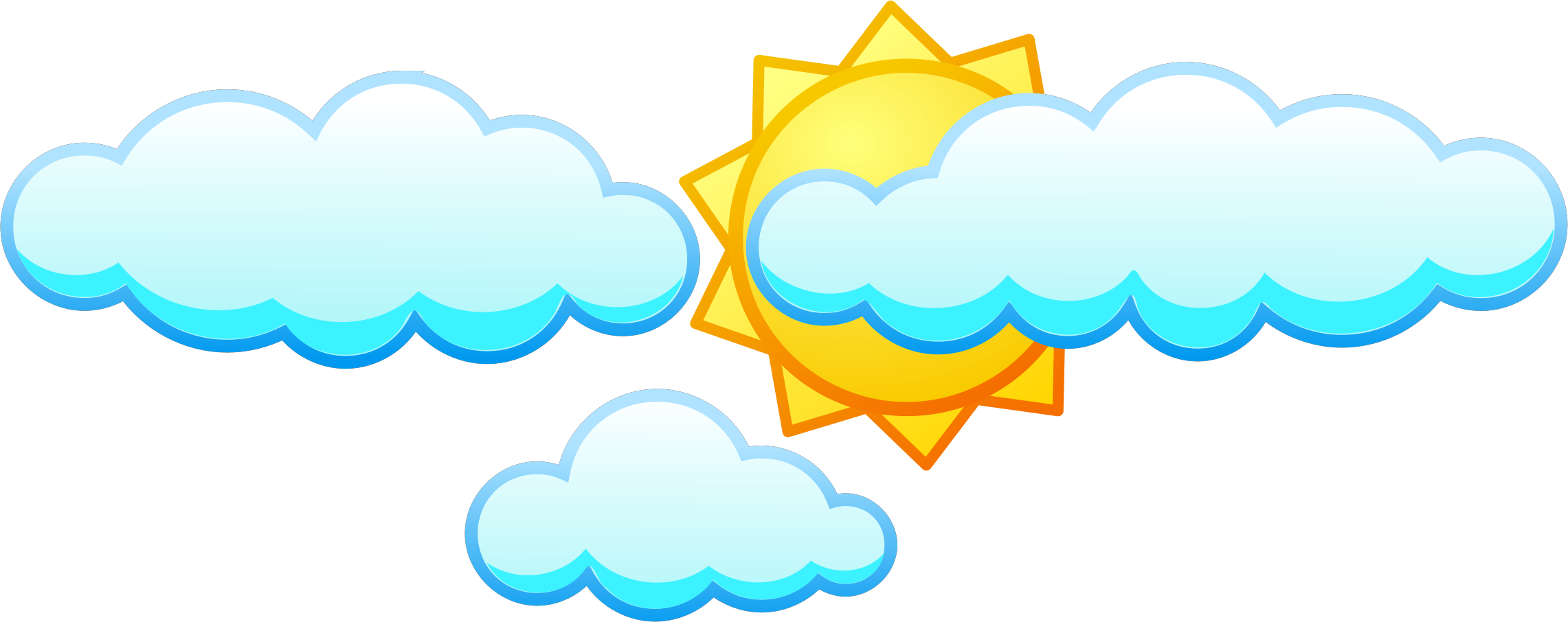 Sun Cloud Clipart.