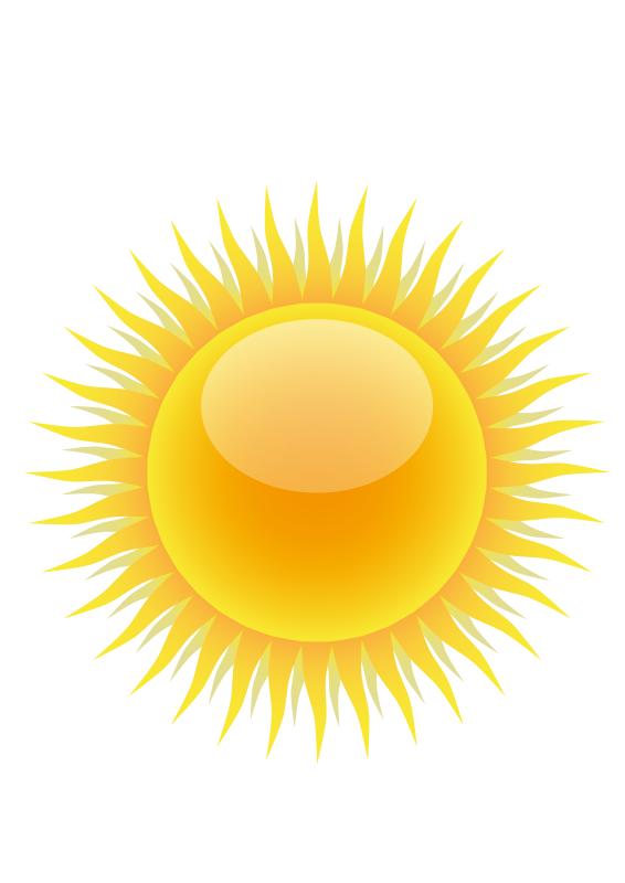 Sunny clipart 3.