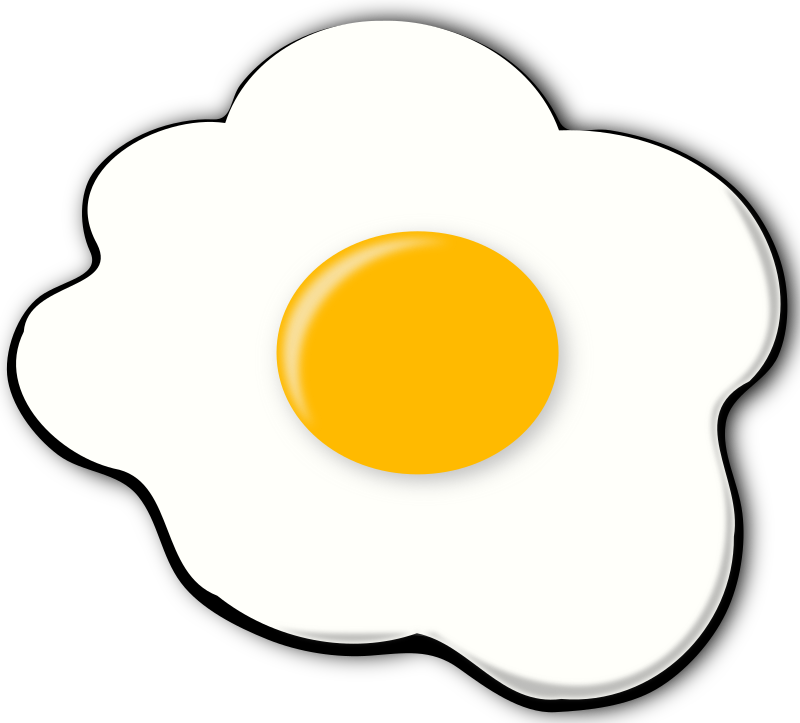 Eggs clipart sunny side up, Eggs sunny side up Transparent.