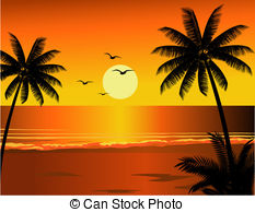 Sunset beach Clipart Vector Graphics. 16,358 Sunset beach.