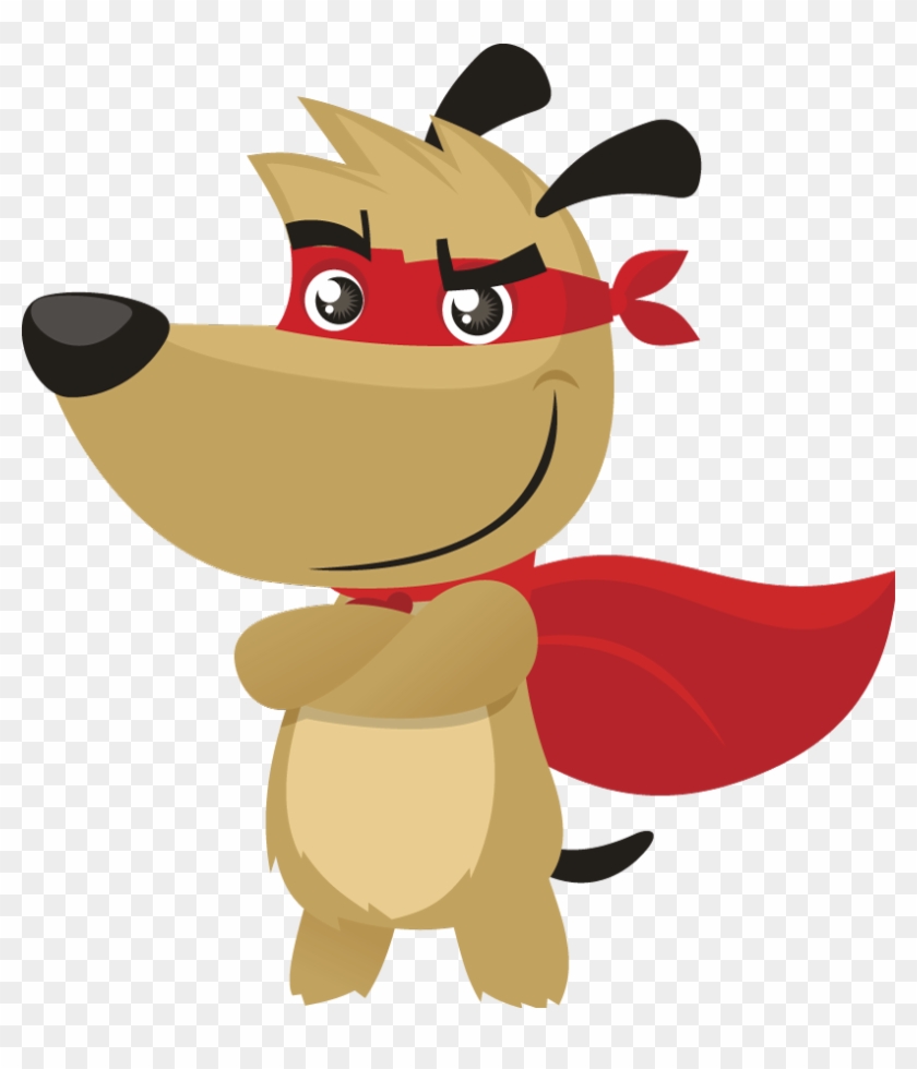 Superhero Dog Clipart.