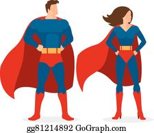 Superwoman Clip Art.