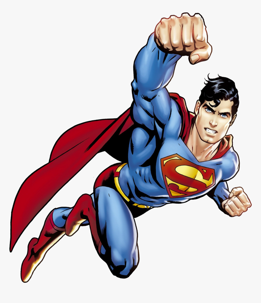 Superman Flying Png Image Transparent Background.