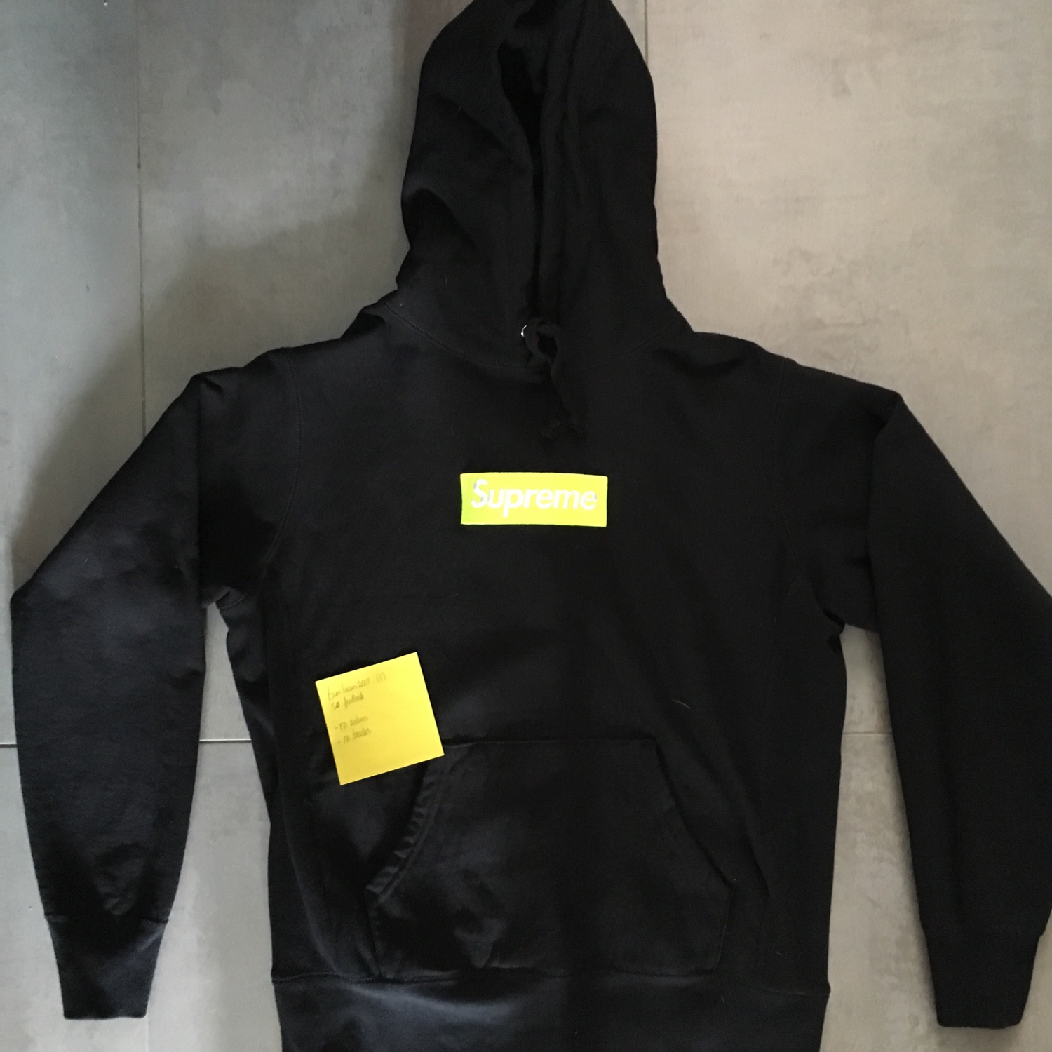 Box Logo Hoodie Fw17 Black Small.