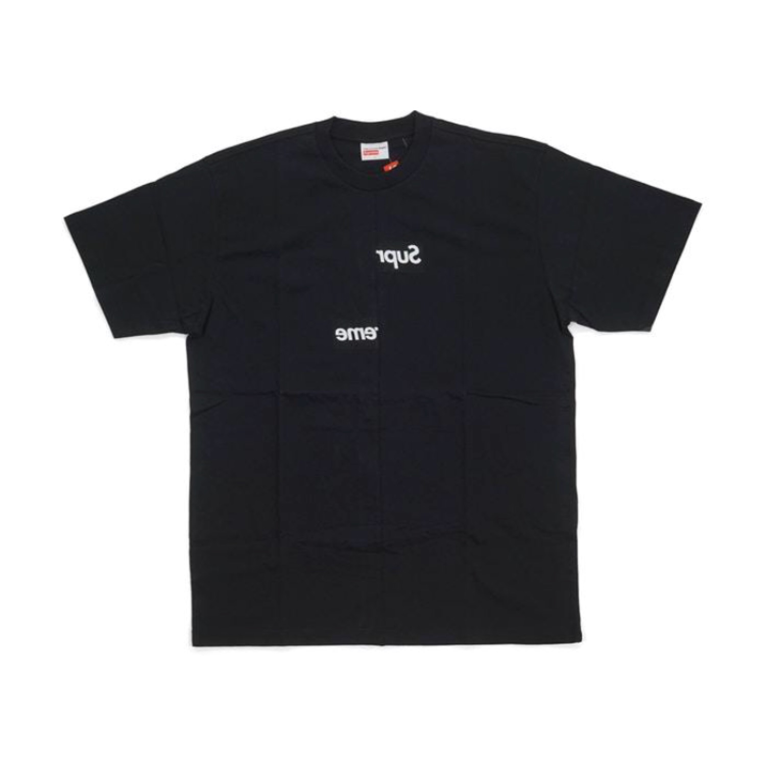 Supreme Cdg Shirt Split Box Logo Tee.