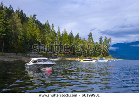 Shuswap Lake Stock Photos, Royalty.