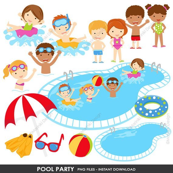 Pool party clipart images 1 » Clipart Portal.