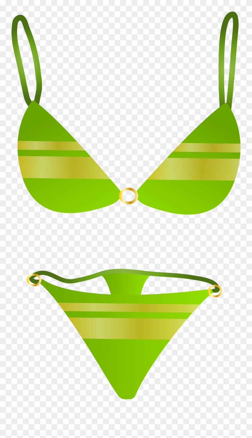 Green Swimsuit Png Clip Art.