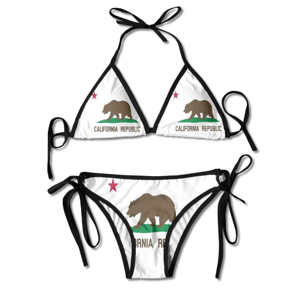 Amazon.com: HenSLK Women Girl Clipart Flag of California.