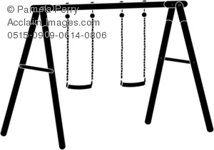 Swing Set Clipart.