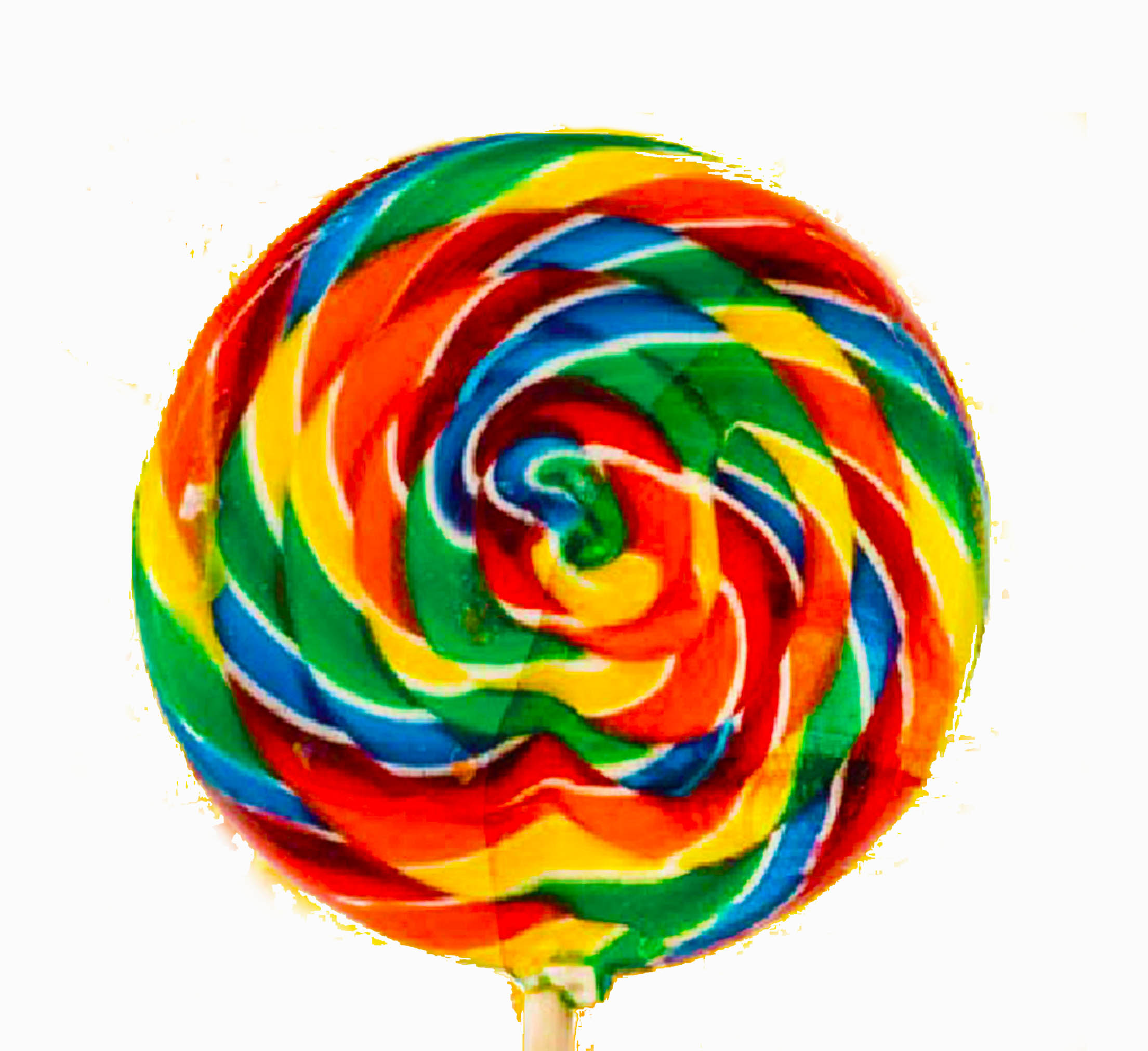 Rainbow Swirl Lollipop Clip Art N2 free image.