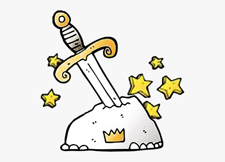 Cartoon Sword In Stone , Free Transparent Clipart.