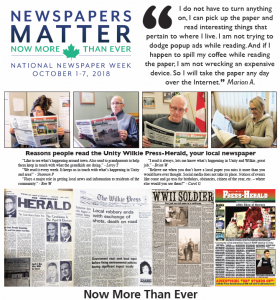 Send us your stories of success from National Newspaper Week.