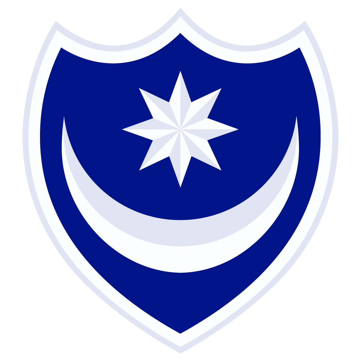 Portsmouth FC Football Club Crest Logo Vector.