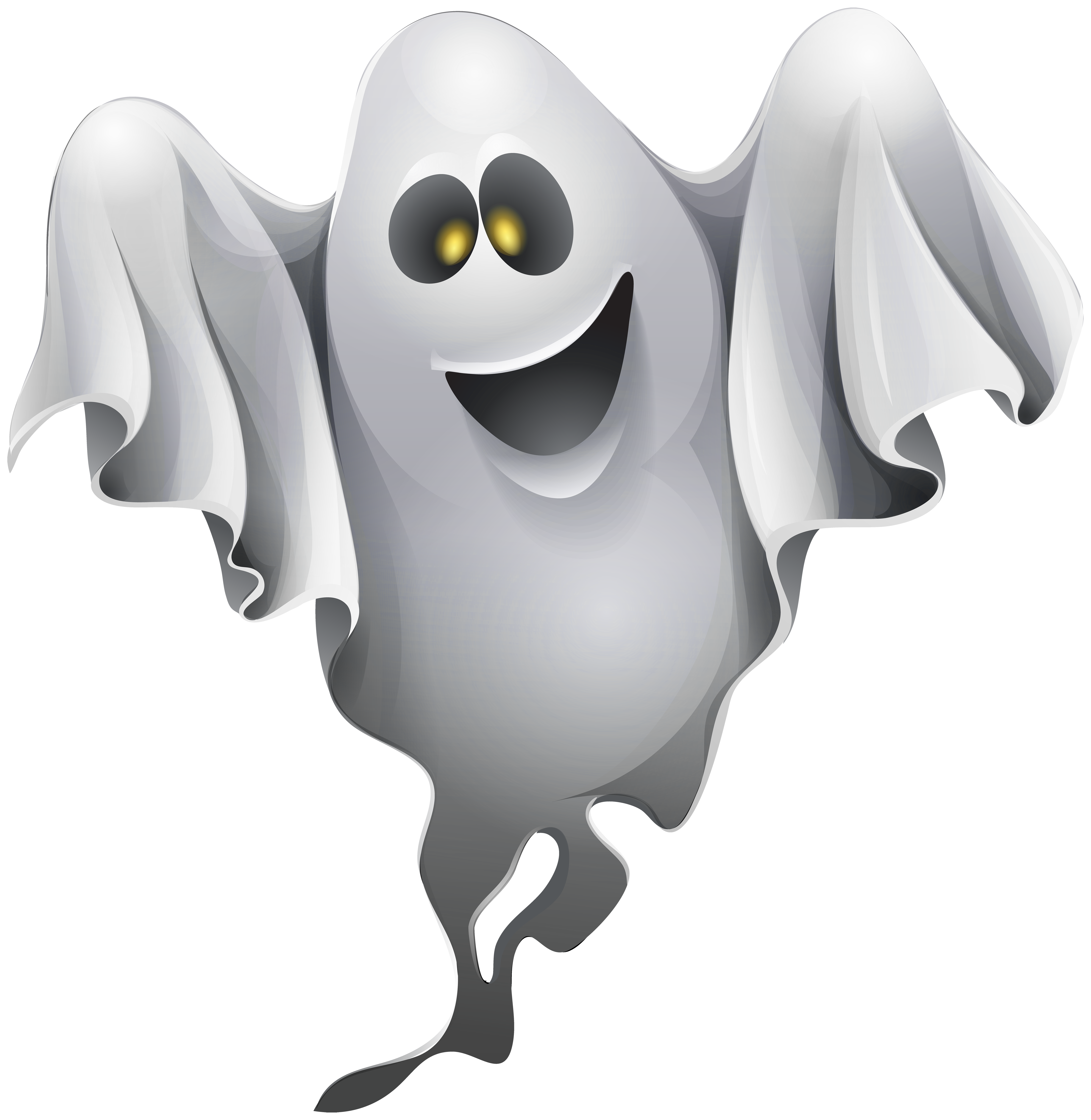 Halloween Ghost Clipart PNG Image.