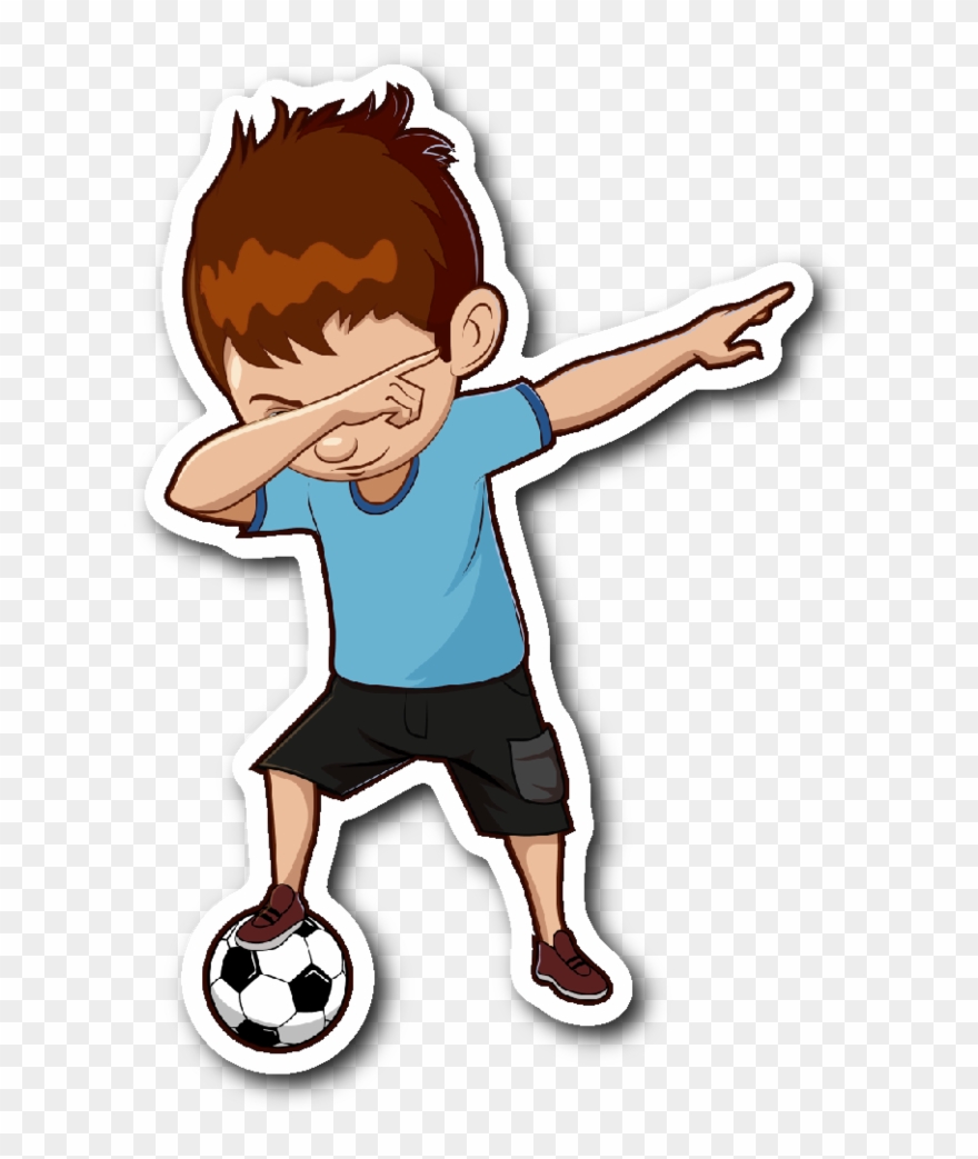 Boy Dabbing Clipart.