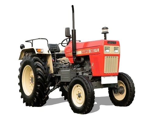 Swaraj Tractor PNG Photo Image.