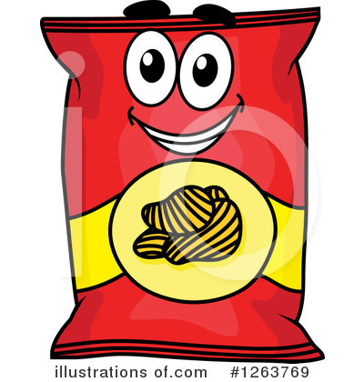 Potato Chips Clipart #1263769.