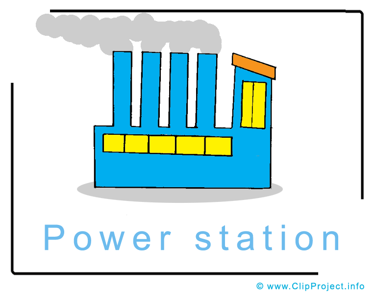 Power Plant Clipart.