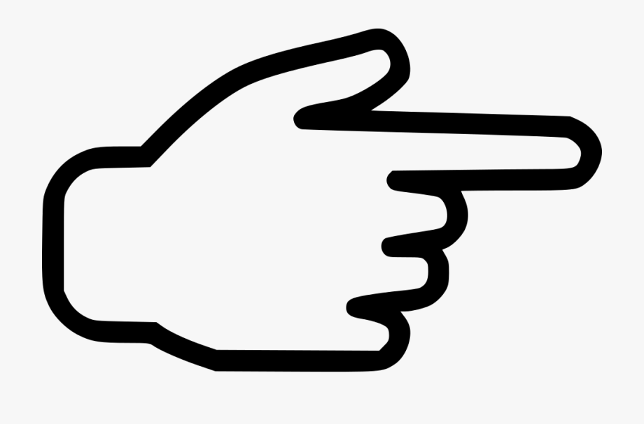 Right Clipart Finger Pointing.