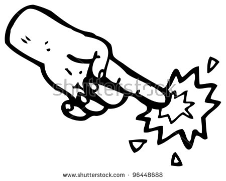 Finger Poke Clipart.