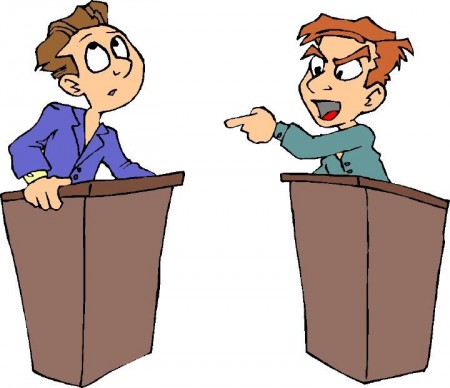 Political Debate Clipart.