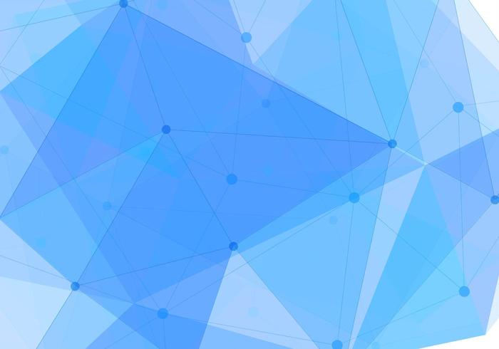 Free Vector Blue Polygon Background.