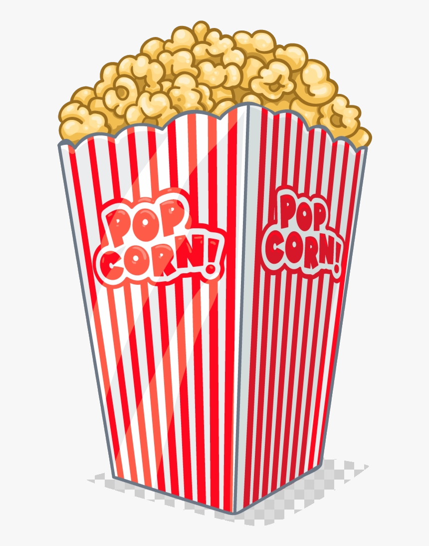 Popcorn Clipart Tv And Transparent Background Clip.