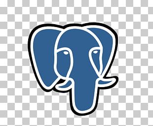 PostgreSQL Database Logo PNG, Clipart, Area, Blue, Brand.