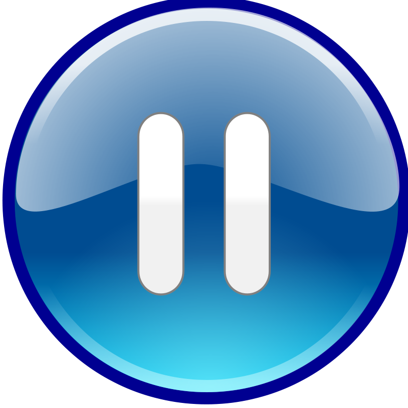 Free Clipart: Windows Media Player Pause Button.