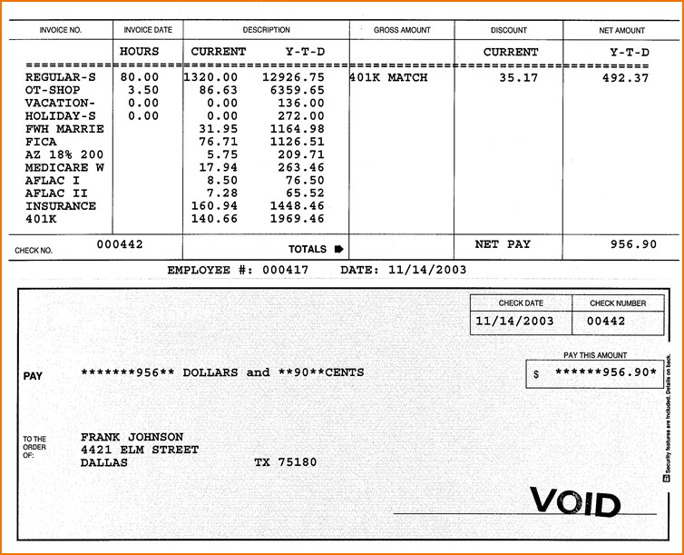 Sample Pay Stub Pdf Unique 5 Sample Check Stubs.