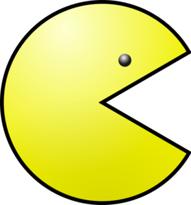 Yellow Pacman Clip Art at Clker.com.