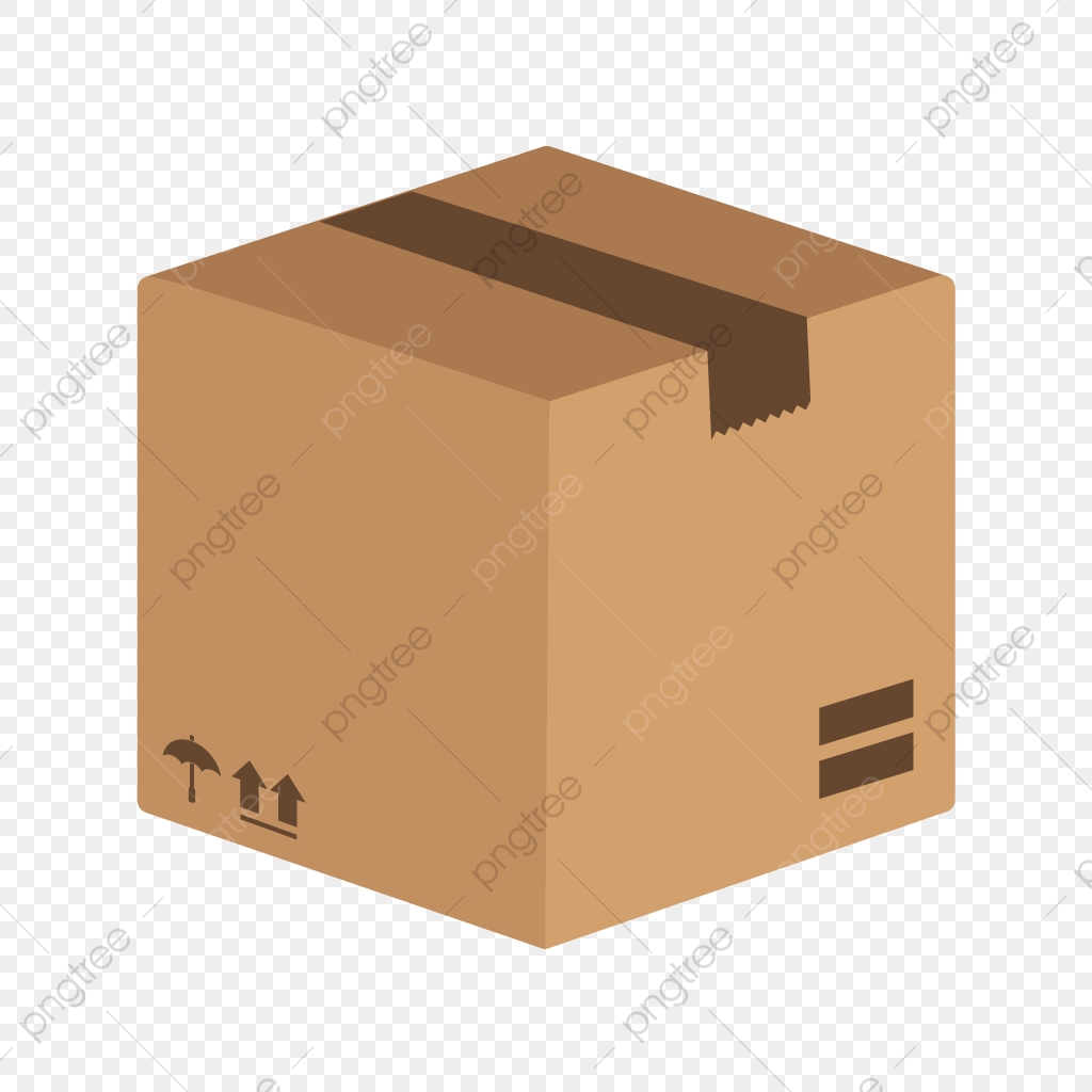 Vector Package Icon, Box Icon, Cargo Box Icon, Package Icon.