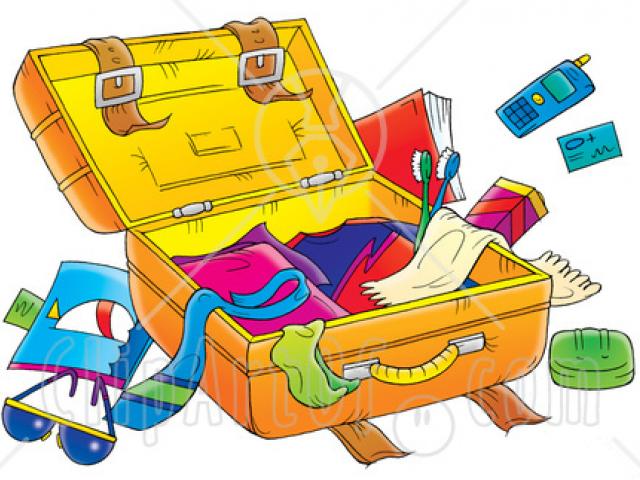 Suitcase Clipart packed suitcase 1.