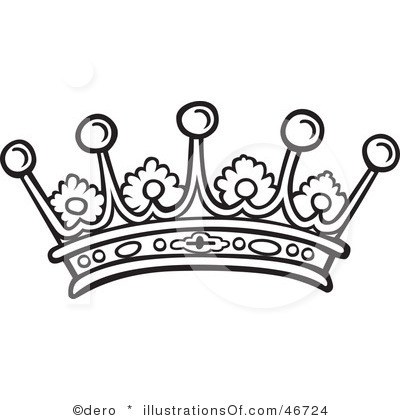 Pageant crown clipart black and white » Clipart Portal.