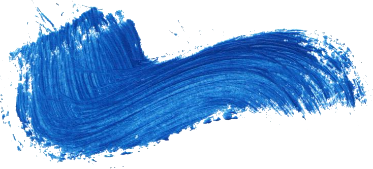 22 Blue Paint Brush Stroke (PNG Transparent).