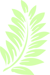 Palm leaf clipart.