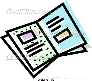 brochure Vector Clip art.