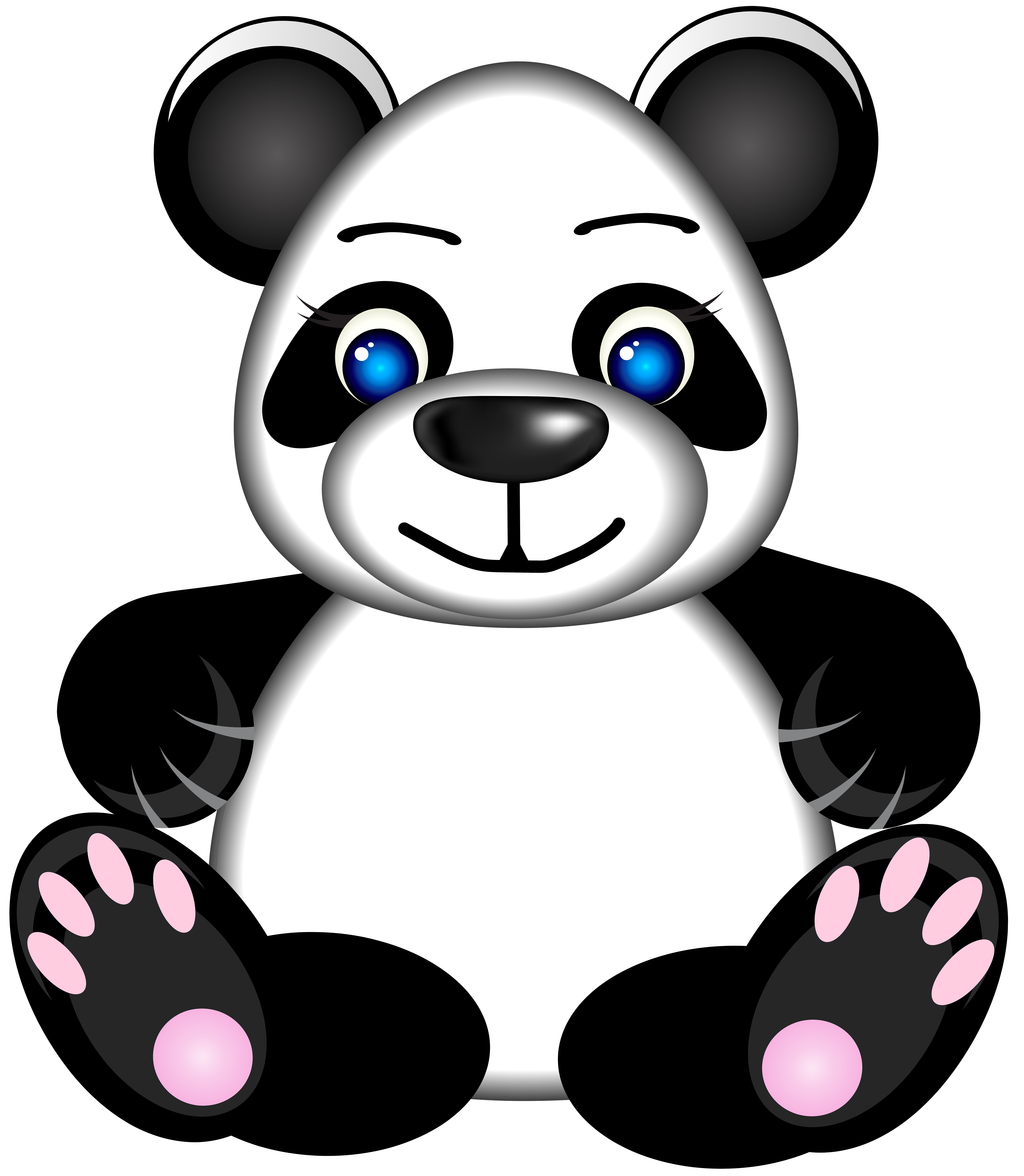 Panda PNG Clip Art Image.