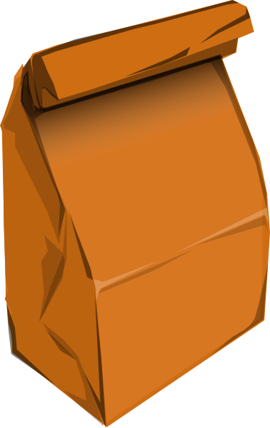 Brown Paper Bag Clip Art.